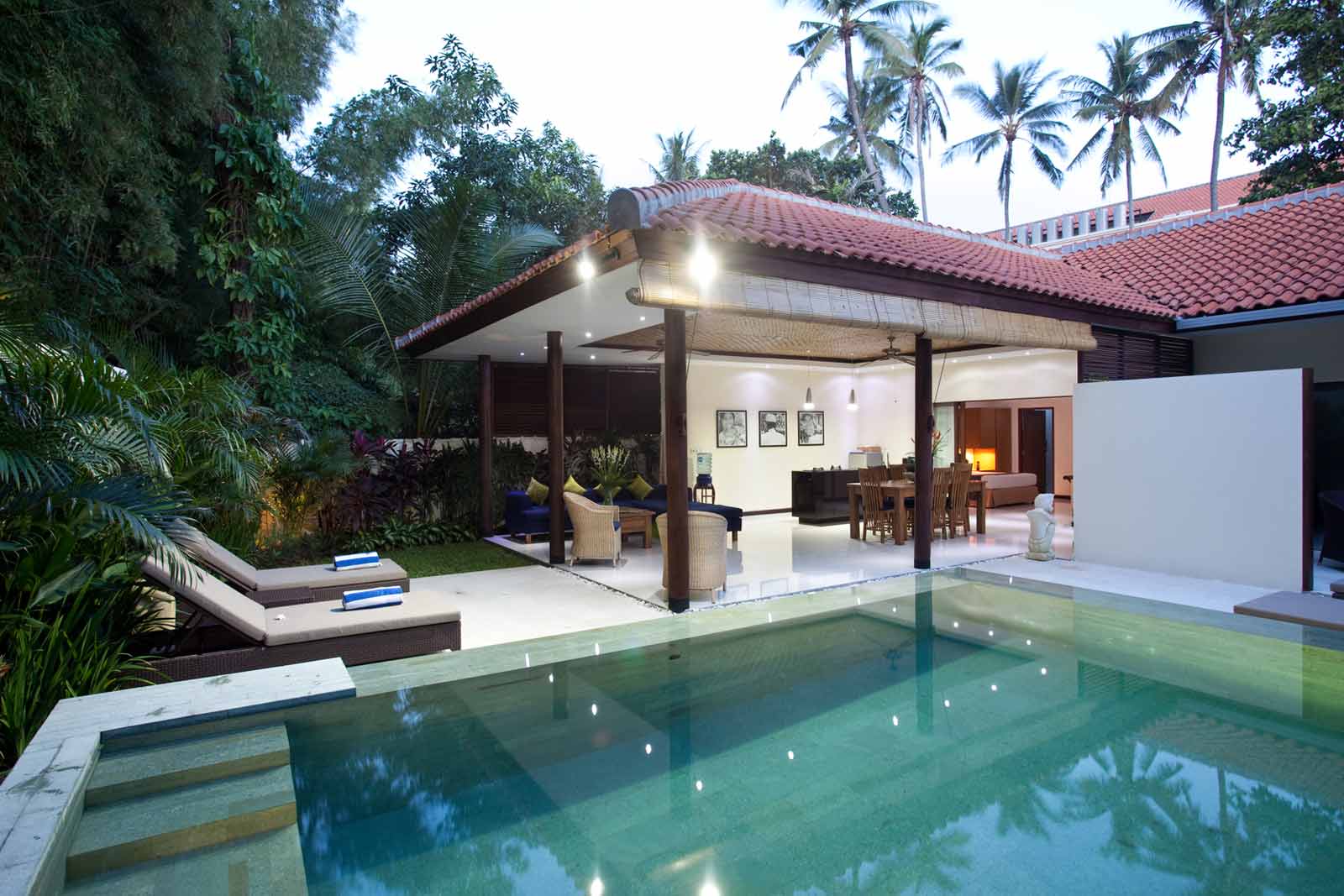 Pool Villa  Seminyak Two Bedroom Open Living Villa  